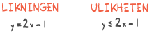 Linære ulikheter